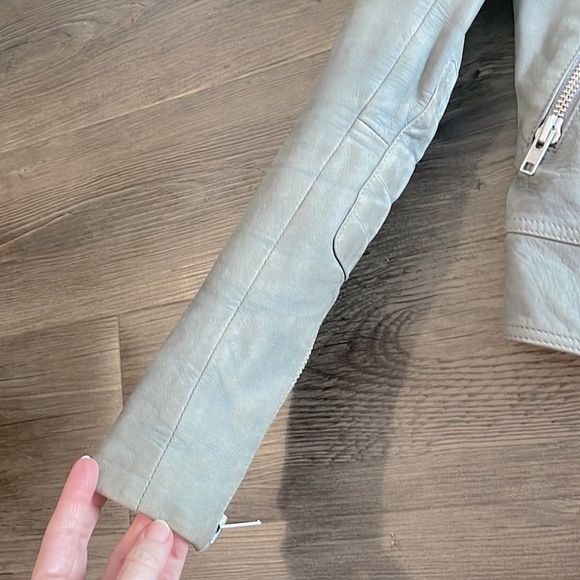 Danier Leather/Suede Nubuck Moto Biker Jacket - Picture 13 of 16